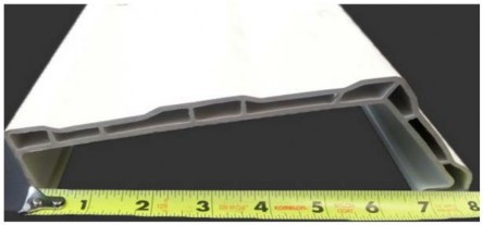 CaliMar top rail width