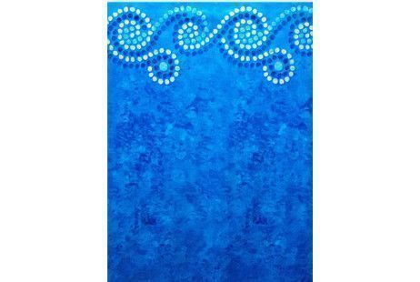 30' Round Blue Lagoon 15 Mil E-Z Clip Pool Liner | 52" and 54" Wall Heights | 3000 Series - Standard Duty (SD) | 5-3000 LAGOON 2