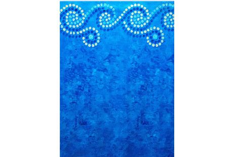 12' Round Blue Lagoon 15 Mil E-Z Bead Pool Liner | 52" and 54" Wall Heights | 3000 Series - Standard Duty (SD) | 5-1200 LAGOON 2