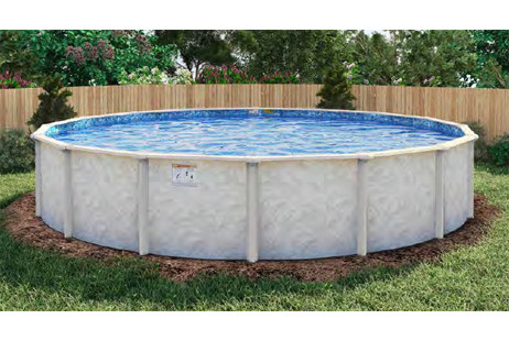 Pristine Bay 21' Round Steel Above Ground Pools with Standard Package | 48" Wall | <u>FREE Shipping</u> | 60374