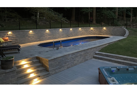 14' x 30' Grecian Ultimate Pool Sub-Assy with Synthetic Wood Coping | 52 in. Walls | ULT1430GRECW | 60979