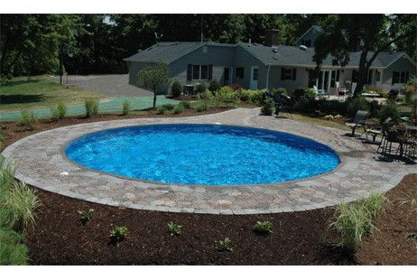 24' Round Ultimate Pool Sub-Assy with White Aluminum Coping | 52 in. Walls | ULT24RNDC | 60985