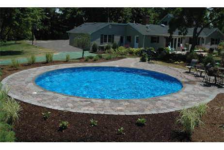 15' Round Ultimate Pool Sub-Assy with White Aluminum Coping | 52 in. Walls | ULT15RNDWC | 60998