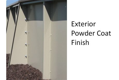 Expoxy Powder Coated 14 Gauge Seel Wall