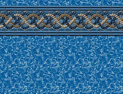 27' Round Mystri Gold  Uni-Bead Above Ground Pool Liner | SwimLine 2000 Series | 54" Wall | LI2754MGU | 61807