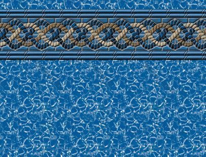 24' Round Mystri Gold  Uni-Bead Above Ground Pool Liner | SwimLine 2000 Series | 54" Wall | LI2454MGU | 61808