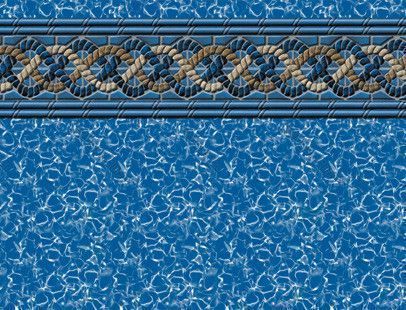 18' x 40' Oval Mystri Gold  Uni-Bead Above Ground Pool Liner | SwimLine 2000 Series | 54" Wall | LI184054MGU | 61811