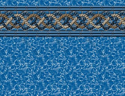 15' Round Mystri Gold  Uni-Bead Above Ground Pool Liner | SwimLine 2000 Series | 54" Wall | LI1554MGU | 61815
