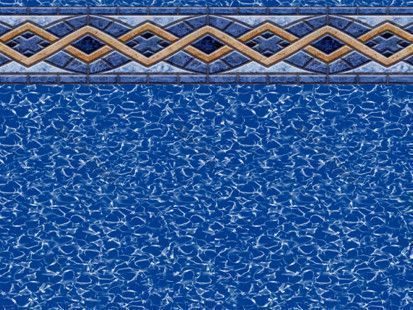 33' Round Liberty Pattern Above Ground Pool Liner | 52" Uni-Bead | Standard Gauge | LI3352LTU | 61844