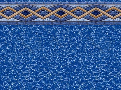 24' Round Liberty Pattern Above Ground Pool Liner | 52" Uni-Bead | Standard Gauge | LI2452LTU | 61847