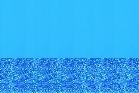 15' Round Blue Wall / Print Bottom Overlap Above Ground Pool Liner | 48" or 52" Wall | LI1548SB | 61886
