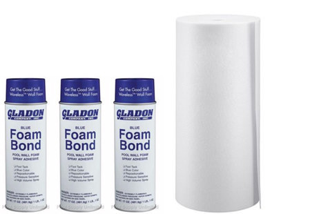 Above Ground Pool 125' x 48" Wall Foam & Adhesive Kit | 62004