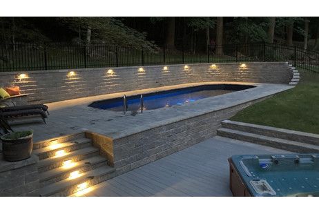 20' x 40' Grecian Ultimate Pool Sub-Assy with White Aluminum Coping | 52 in. Walls | ULT2040GRECC | 62996