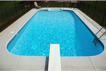 Cardinal 16' x 32' Rectangle In Ground Pool Kit | <b>6' Liner Over Step</b> | 4' Radius Corner | Steel Wall | 63588