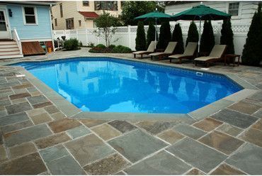 Cardinal 20' x 40' Grecian Shape In Ground Pool Kit | <b>Full Width Liner Over Step</b> | Steel Wall | 63625