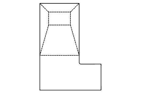 Cardinal 18' x 40' x 12' x 30' True-L In Ground Pool Sub-Assy | Full Width Inside Liner Over Step | Steel Wall | PTR03359 | 63749