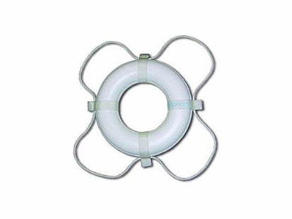 Poolstyle 17" White Foam Ring Buoy | PS371