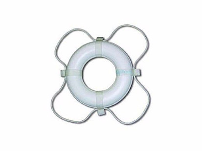 Poolstyle 24" Blue/White Decorative Life Ring Buoy | PS373