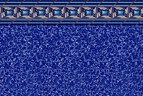 18' Round Pacific Diamond Pattern Above Ground Pool Liner | 52" Uni-Bead | Heavy Gauge | LI1852PDU25 | 64074