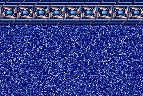 21' Round Pacific Diamond Pattern Above Ground Pool Liner | 52" Uni-Bead | Heavy Gauge | LI2152PDU25 | 64079