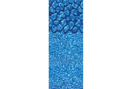 18' x 33' Oval Boulder Swirl Pattern Above Ground Pool Liner | Uni-Bead | <b>Heavy Gauge</b> | 52" Wall | LI183352BSU25 | 64116