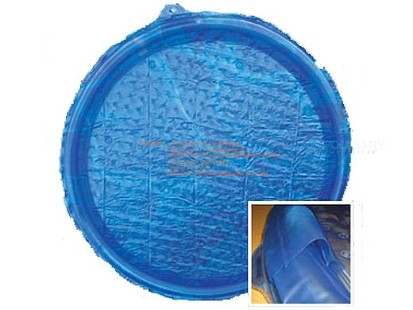 Solar Sun Rings Solar Blanket | Plain Blue Pattern | 5' Diameter with Water Anchors | SSRA-101 | 64613
