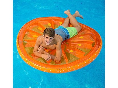 Ocean Blue Citrus Oasis - Orange Slice Pool Lounger | 950443 | 64674