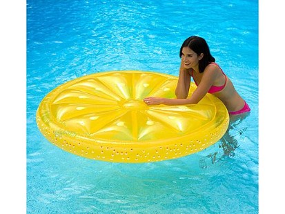 Ocean Blue Citrus Oasis - Lemon Slice Pool Lounger | 950441 | 64682