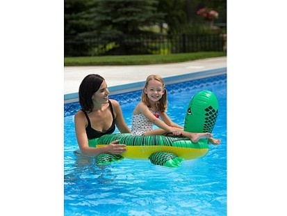 Ocean Blue Shelly The Turtle Ride-On Inflatable | 950402 | 64694