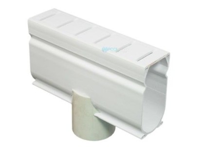 Stegmeier Deck Drain Down Adapter | White | DDAW | 64720