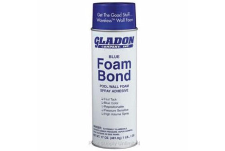 Gladon | Blue Wall Foam Spray Adhesive | 17 oz. Spray Can | NL106