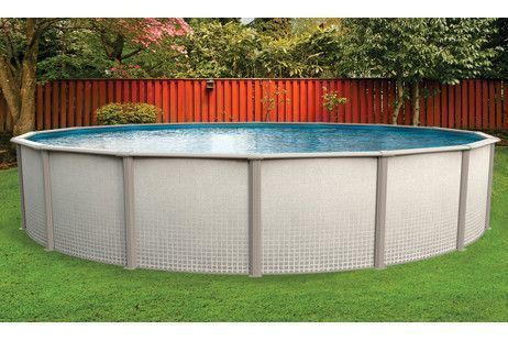 Richland 27' Round Above Ground Pool with Premier Package | 52" Wall | PPREP2752P | 65138