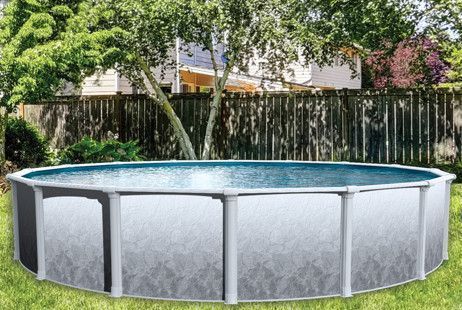Suttonfield 24' Round Steel Above Ground Pool with Premier Package | 52" Wall | PPSEA2452P | 65152