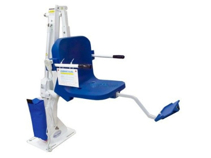 Aqua Creek Admiral Pool Lift | White with Blue Seat | F-ADMRL | 65189