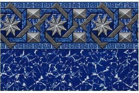 14'-3" x 28'-3" Grecian Evening Star Pool Liner | 20 Mil | 52" Wall | BMH1428G-52S-ES | 65555