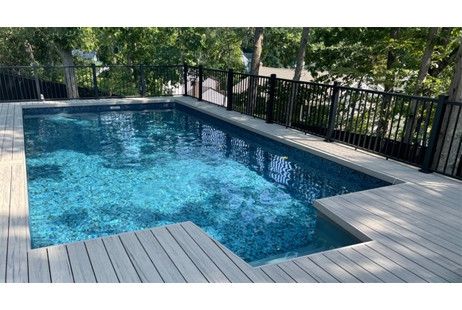 HydroSphere 12' x 24' Rectangle Above Ground Premium Package Pool Kits | 6" Radius Corners | 52" Wall | 65781