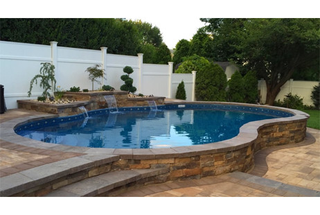 13' x 22' Freeform HydroSphere On Ground Pool Kits | 52" Wall | Lifetime Warranty | 65893