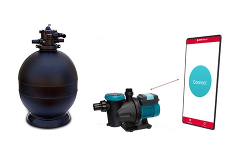 Doughboy (HII) ESPA-SilenPlus Variable Speed Pump and 23-Inch Sand Filter Combination