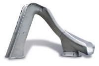 SR Smith Typhoon Pool Slide | Left Curve | Gray Granite | 670-209-58224