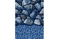 15'x30' Oval Boulder Beach Overlap Above Ground Pool Liner | 291530