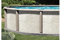 Azor <b>Resin</b> 15' Round Above Ground Pool Kit with Standard Package | 54" wall | 55371