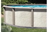 Azor 15' Round Above Ground Pool Kit with Premier Package | 54" wall | 55373