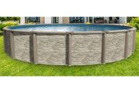 Azor 18' Round Above Ground Pool Kit with Premier Package | 54" wall | 55376