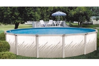 Pretium 12' Round Above Ground Pool Kit with Premier Package | 55454