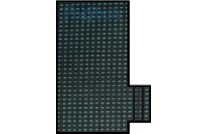 PoolTux  KING99 Green Mesh Safety Cover | 20' x 40' | FLUSH RIGHT STEP | CSPTGMP20403