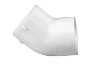 Lasco 8" Schedule 40 PVC 45ï¿½ Elbow | 417-080