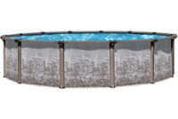 Regency LX 18' Round <b>Resin Hybrid</b> Above Ground Pool with Standard Package | 54" wall | 59983