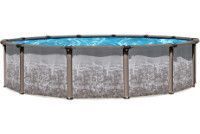 Regency LX 18' Round <b>Resin Hybrid</b> Above Ground Pool with Savings Package | 54" wall | 59984