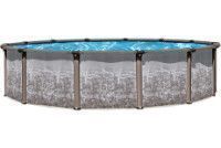 Regency LX 21' Round <b>Resin Hybrid</b> Above Ground Pool with Premier Package | 54" wall | 59988