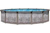 Regency LX 24' Round <b>Resin Hybrid</b> Above Ground Pool with Savings Package | 54" wall | 59990